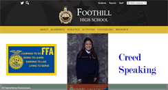 Desktop Screenshot of foothill.kernhigh.org