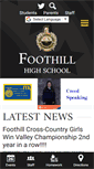 Mobile Screenshot of foothill.kernhigh.org